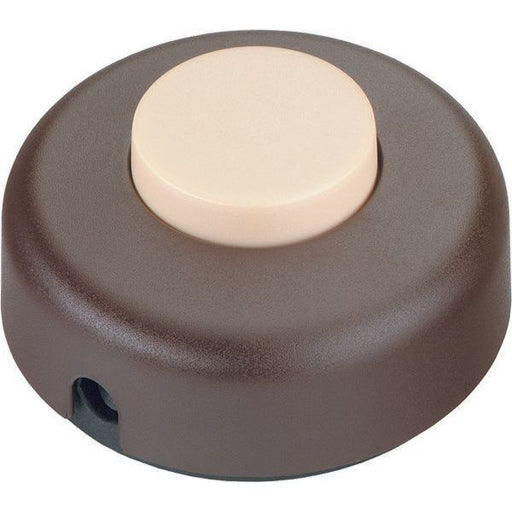 Bachmann - Schnurschalter/-dimmer Tret-Zwischenschalter 924.060 braun/beige