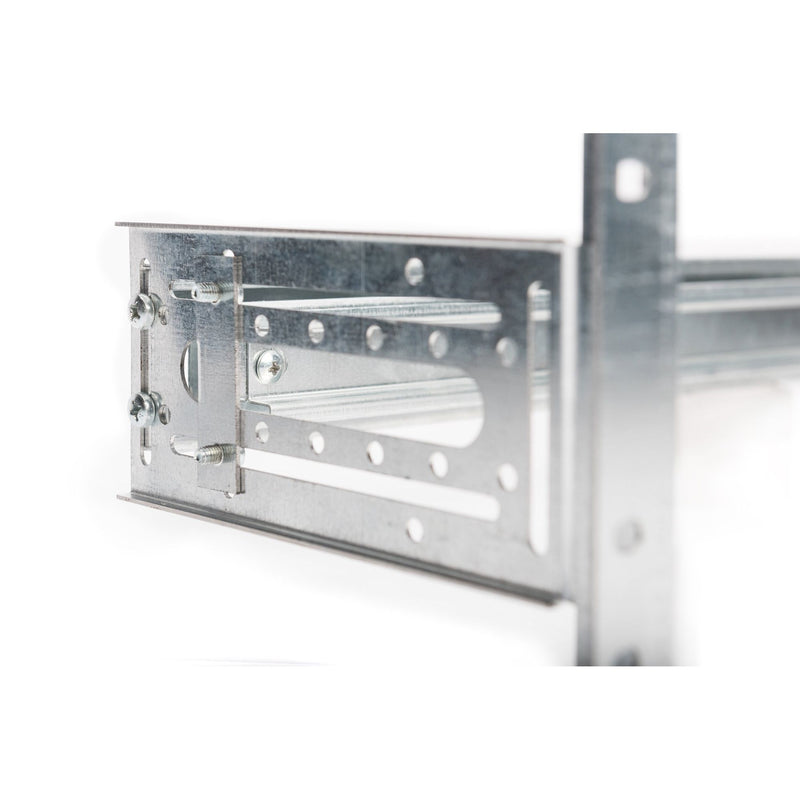 DIGITUS - Komponente für den Ausbau (Schaltschrank) Hutschienenträger DN-19-DIN-4U 483mm (19Z), 4HE