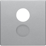 Berker - Einsatz/Abdeckung für Kommunikationstechnik Zentralstück alu/lack 11966084 Lautspr.-Steckdose