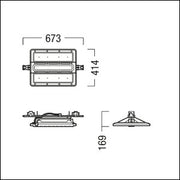 Zumtobel Group - Hallen - Reflektorleuchte LED - Hallenleuchte CR2PL M17k #42187259 840