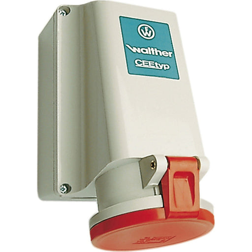Walther Werke - CEE-Steckdose (IEC 60309) Wandsteckdose 161 63A 5p. 400V 6h IP44