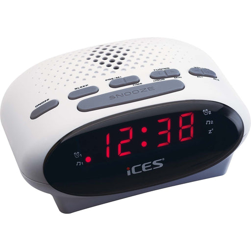 ICES - Radio Uhrenradio Ices ICR-210 white UKW