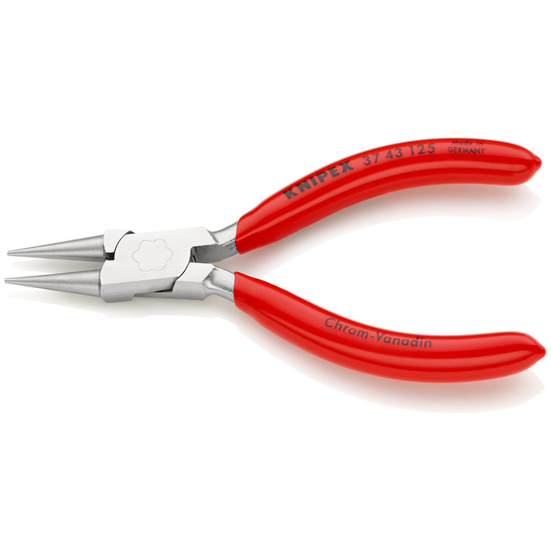 Knipex - Rundzange Greifzange 37 43 125 verchromt, 125mm