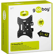 Goobay - Halterung für Audio-/Videosysteme Wandhalter 51893 TV EasyFlex M