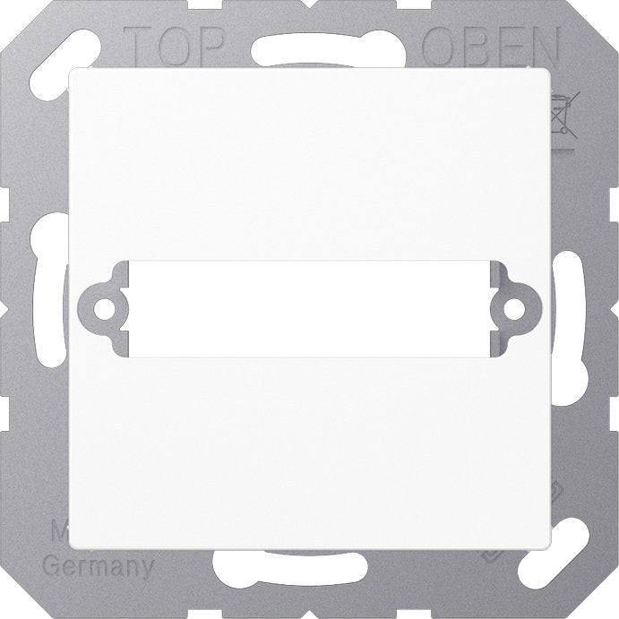 Jung - Abdeckung/Bedienelement für Installationsschalterprogramme Abdeckung aws A 594-125 WW für Trapezsteckverb