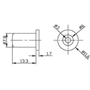 EFB-Elektronik - Knickschutz Knickschutztülle ETUE 2 29509.1 bis 6mm sw klein