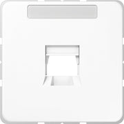 Jung - Einsatz/Abdeckung für Kommunikationstechnik Abdeckung Schriftfeld aws CD 569-15 WE WW für Mod.Jack Buchsen