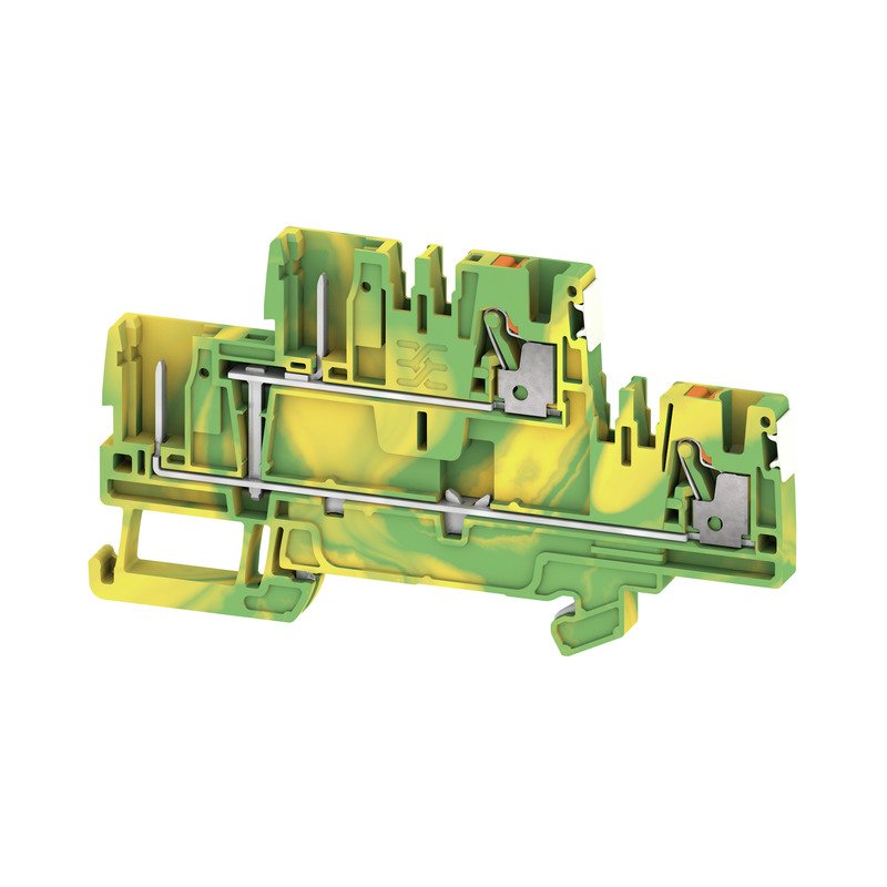 Weidmüller - Durchgangs-Reihenklemme Klemme APGTB2.52TPE4C/2DL PUSH IN, 2.5 mm² − 50 Stück