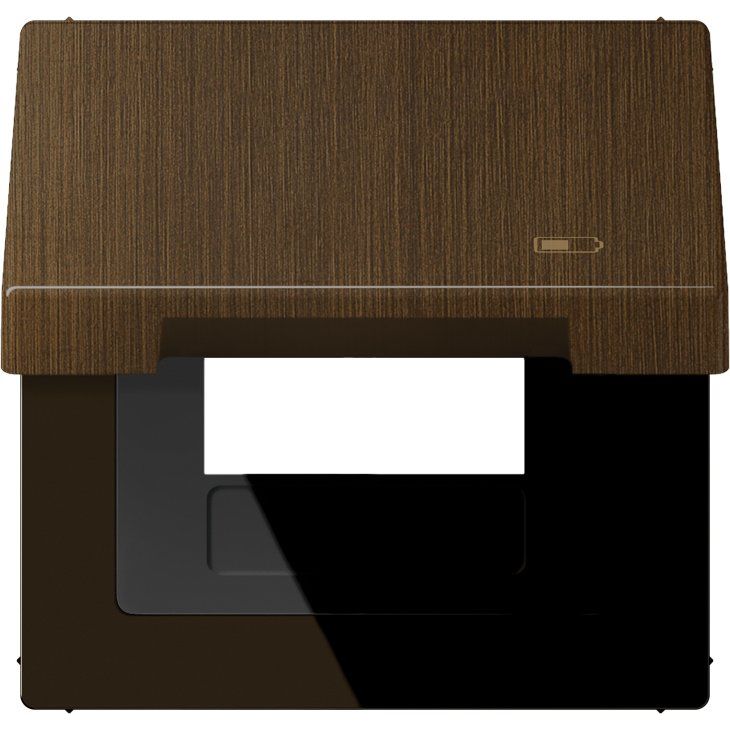 Jung - Abdeckrahmen Klappdeckel ME 2990 KL USB AT Symbol USB-Ladegerät