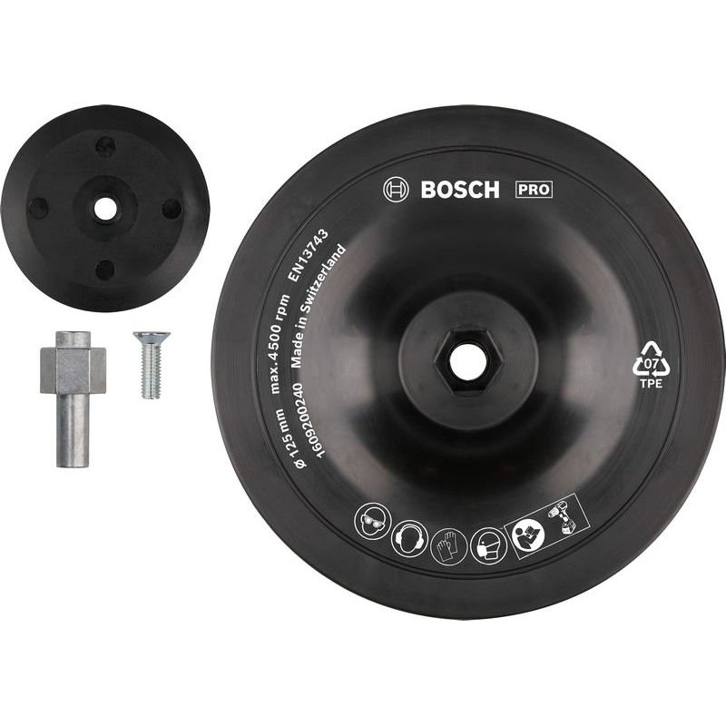 Bosch - Stützteller für Schleifwerkzeug PRO Stützteller, 1609200240 125 x 8 mm