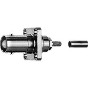 Telegärtner - Koax-Steckverbinder BNC-Kabeleinbaubuchse 100023422 mit Flansch G7 − 5 Stück
