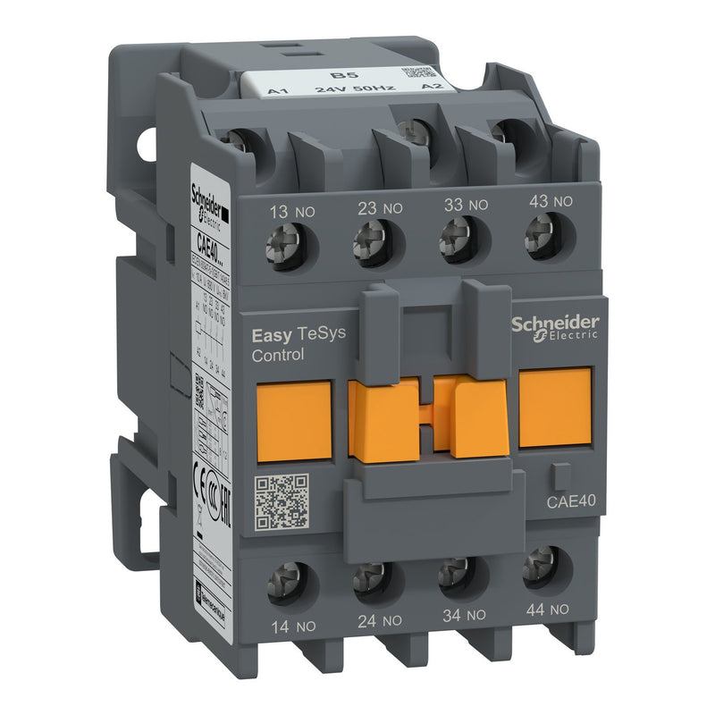 Schneider Electric - Hilfsschütz, Relais Steuerrelais Easy TeSys CAE40B5 4NO 24V AC 50 Hz