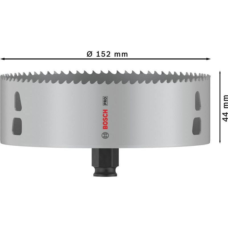 Bosch - Lochsäge PRO Multi Material PC Plus 2608594419 Lochsäge, 152 mm
