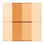 Jung - Abdeckung/Bedienelement für Installationsschalterprogramme Tastensatz 2fach LC 502 TSA 223 ocre