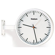 Theben - Uhr Wanduhr, doppelseitig OSIRIA 242 SR-EIB Strichziffern