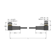 Turck - Konfektioniertes Sensor-Aktor-Kabel Aktuator- u. Sensorleitung WKS4.5T10WSS4.5T/TXL PUR