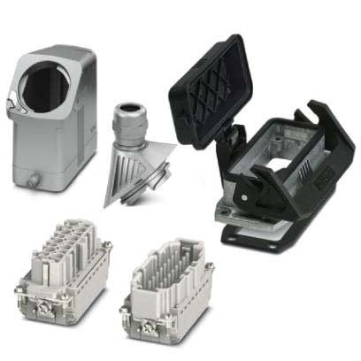 Phoenix Contact - Rechtecksteckverbinder, Set (Industriesteckverbinder) Steckverbinder-Set HC-EVO-B16PT#1411492 BWSC-HH-M25ELC-AL