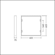THORNeco - Mechanisches Zubehör/Ersatzteile für Leuchten Aufbaurahmen M625 TECO SURFA #96701910
