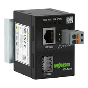WAGO - Media Konverter Industrial Media Converter 852-1701 Kupfer zu SFP-Port − 1 Stück