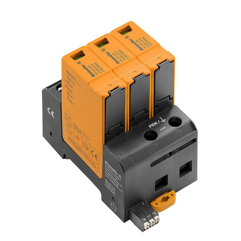 Weidmüller - Überspannungsableiter für Energietechnik/Stromversorgung Überspannungsableiter VPUACI3R275/25LCFS Leckstromfrei
