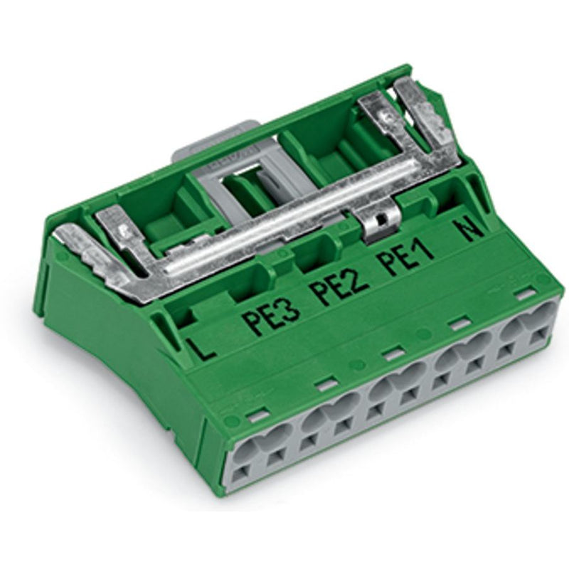 WAGO - Geräteanschluss für steckbare Gebäudeinstallation Snap-In-Stecker 770-2335/007-000 5-polig,grün − 50 Stück