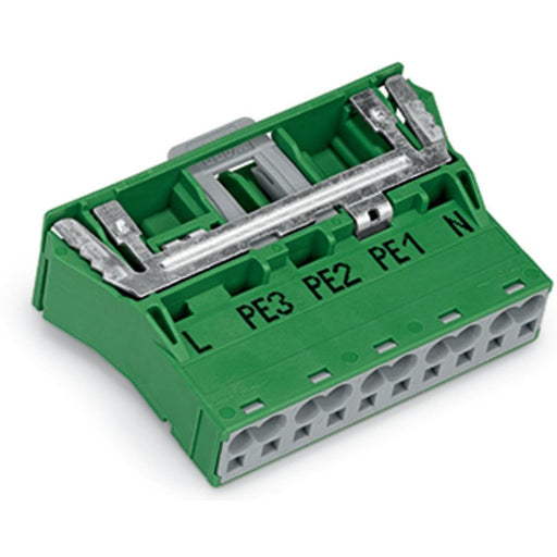 WAGO - Geräteanschluss für steckbare Gebäudeinstallation Snap-In-Stecker 770-2335/007-000 5-polig,grün − 50 Stück