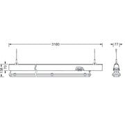Siteco - Tragschiene für Lichtbandsystem Montageschiene 58FS002