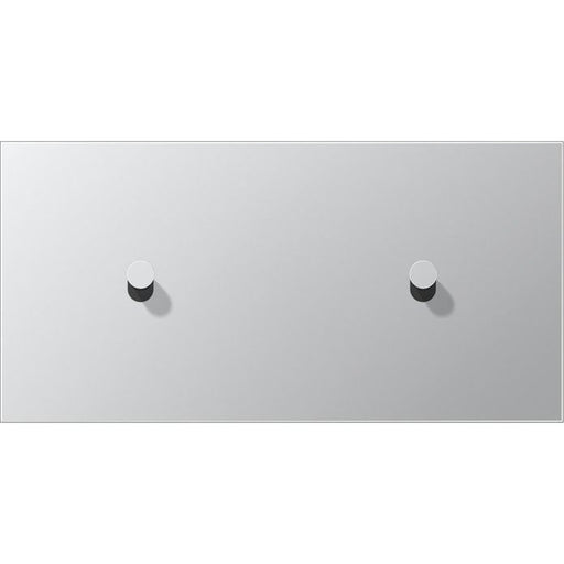 Jung - Abdeckung/Bedienelement für Installationsschalterprogramme Abdeckung mit Kipphebel AL 12-200 K 0 Kegel, 2fach, alu