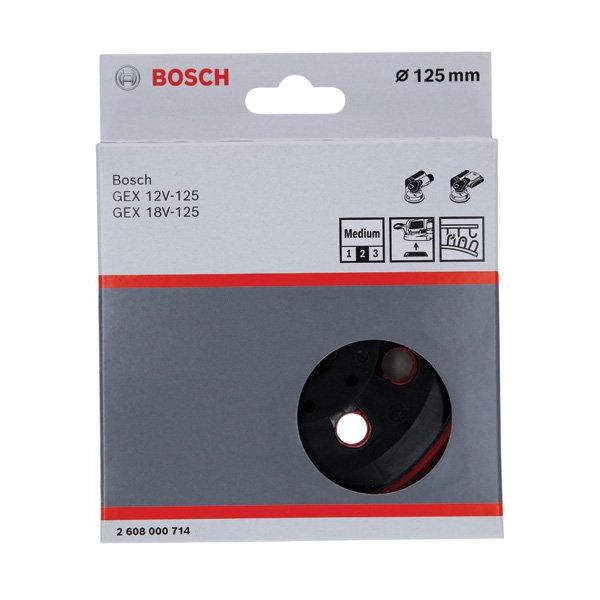 Bosch - Stützteller für Schleifwerkzeug 8-Loch Schleifteller, 125 2608000714 mm mittel passend