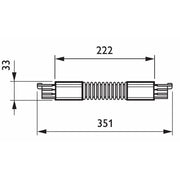 Philips Lighting - Elektrisches Zubehör/Ersatzteile für Leuchten Flexverbinder ZCS750 #06744499 schwarz