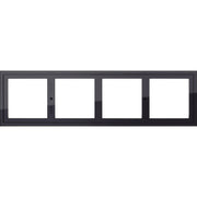 Gira - Abdeckrahmen Montageadapter 4fach 131405 sw