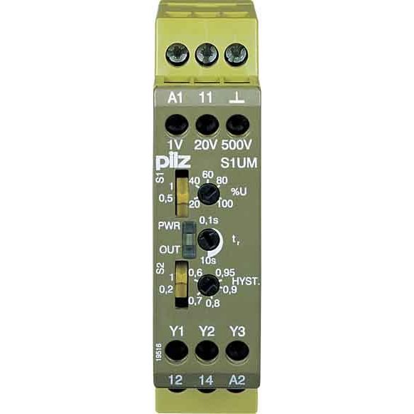 Pilz - Spannungsüberwachungsgerät Spannungsüberwach.relais S1UM #827235 24VAC UM 0.1-500ACDC
