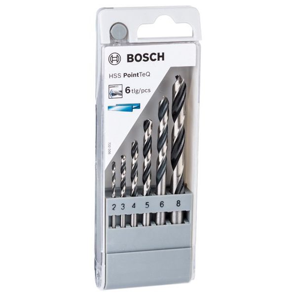 Bosch - Bohrer-Set HSS-Spiralbohrer-Set 2608577346 PointTeQ 6-tlg. 2-8