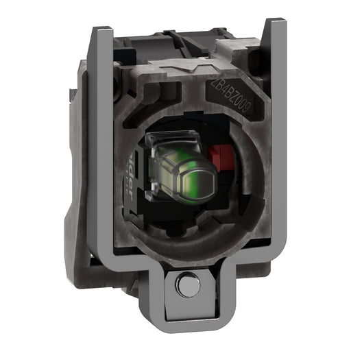 Schneider Electric - Lampenfassungsblock für Befehls- und Meldegeräte Hilfsschalterblock ZB4BW0B12 1Ö m.LED-Mod,ws 24V