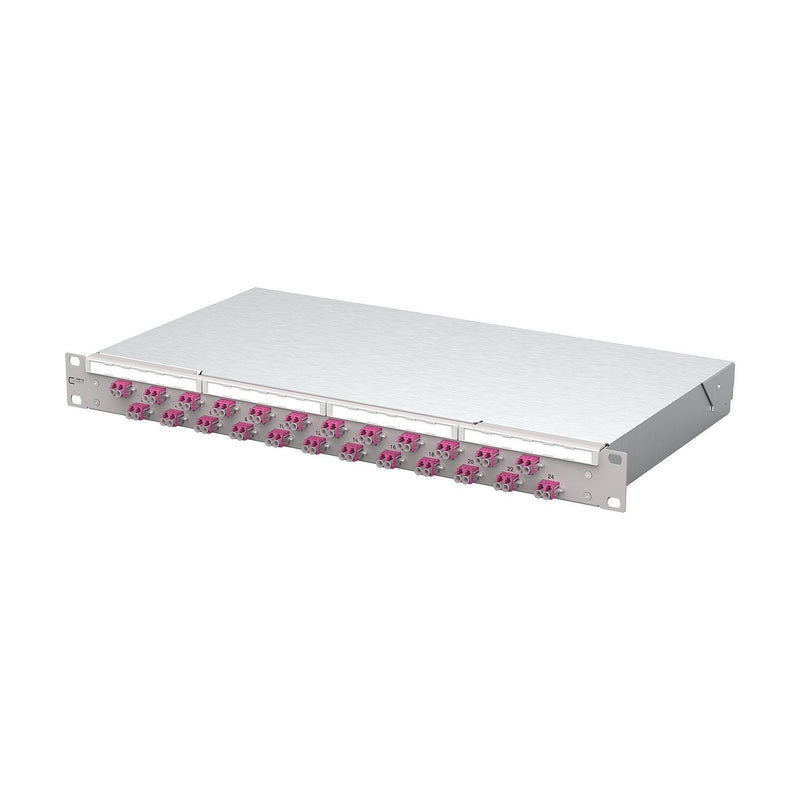 Metz Connect - Patchpanel LWL Patchfeld VIK 1504507524-E 24xLC-D OM4