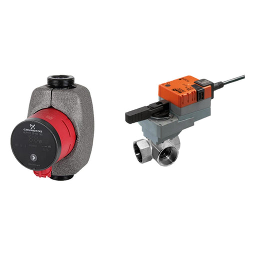 Helios Ventilatoren - Zubehör/Ersatzteile für Ventilatoren Pumpen-Misch-Anschlußset KWL PMAS 250 zu KWL HBX 250 WW