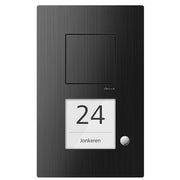 TCS Tür Control - Türstation für Türkommunikation Audio Außenstation sw CAE1001-0156 1Taste 1reihCAE1001