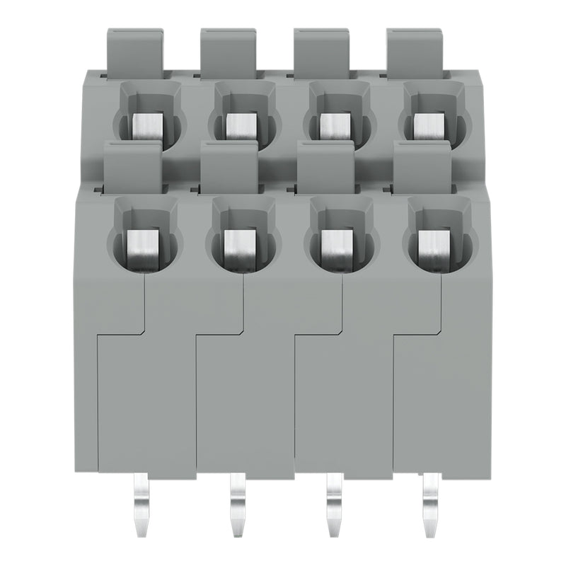WAGO - Leiterplattenklemme DoppelstockLeiterplattenk. 250-704 Drücker,1,5mm²,gr − 33 Stück