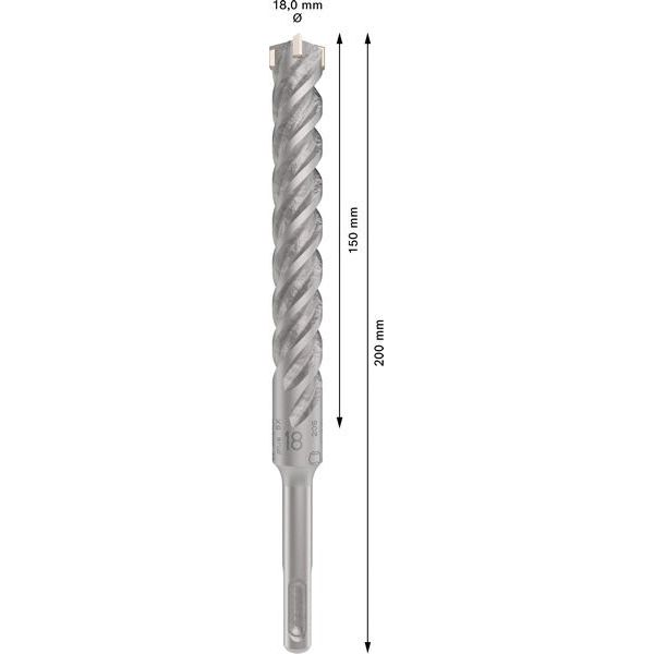Bosch - Bohrer PRO SDS plus-5X 2608836631 Hammerbohrer 18 x