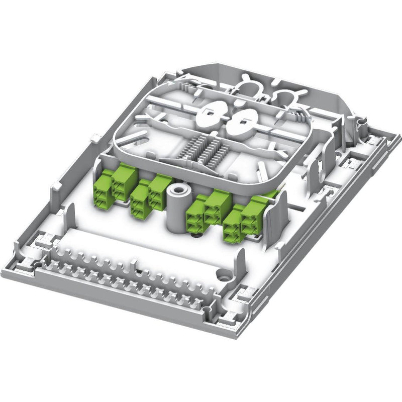 Acome Komponenten - Installationskleinverteiler FTTH-Kleinverteiler PBA16C IO1187670401 m. 4 Pigtails LC/APC