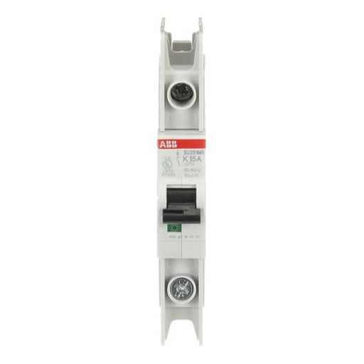 ABB Stotz S&J - Leitungsschutzschalter Sicherungsautomat SU201MR-K15 10kA, 15A, 1P, RTT