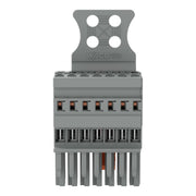 WAGO - Ein- und mehrpolige Klemmenleiste 1-Leiter-Federleiste 769-107/144-000 CAGECLAMP,4mm²,gr − 10 Stück