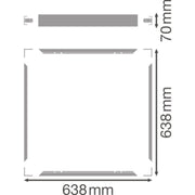 Ledvance - Mechanisches Zubehör/Ersatzteile für Leuchten Aufbaurahmen M625 PL625SUR.MOUNTH70VAL
