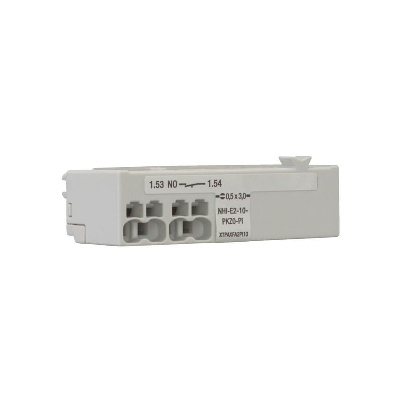 Eaton - Hilfsschalterblock Hilfsschalter PKZ, NHI-E2-10-PKZ0-PI 1S / 0 Oe, front