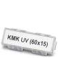 Phoenix Contact - Kabelmarkierungssystem Kabelmarkerträger KMK UV (60X15) transparent, 60x15mm − 50 Stück