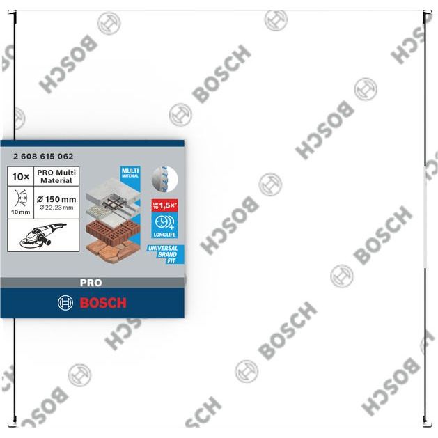 Bosch - Trenn-/Schleifscheibe PRO Multi Material 2608615062 Diamanttrennscheibe