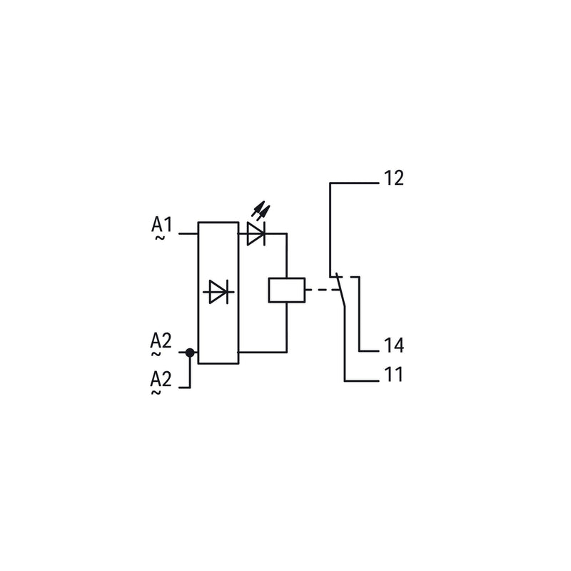 WAGO GmbH & Co. KG - Schaltrelais Relaismodul 288-508 AC 230 V,1W, grau