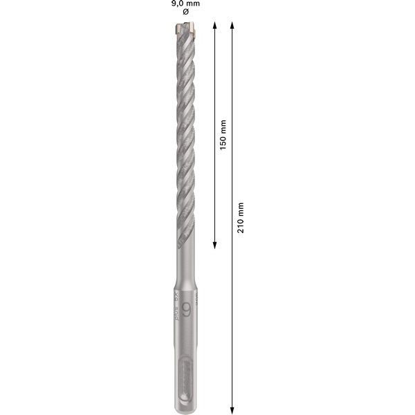 Bosch - Bohrer PRO SDS plus-5X 2608833796 Hammerbohrer 9 x 150