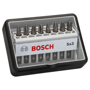 Bosch - Bit-Set 8-tlg. Schrauberbit-Set, 2607002558 Robust Line Sx PH/PZ