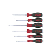 Wiha - Schraubendreherset Schraubendrehersatz 530SF ZK6 SATZ 6tlg SL/PZ SoftFinish